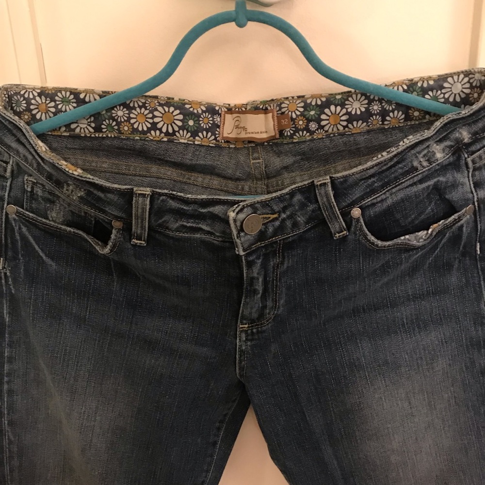 Paige Laurel Canyon Low Rise Bootcut Premium Denim